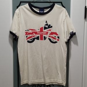 Men's small triumph motorcycle tee